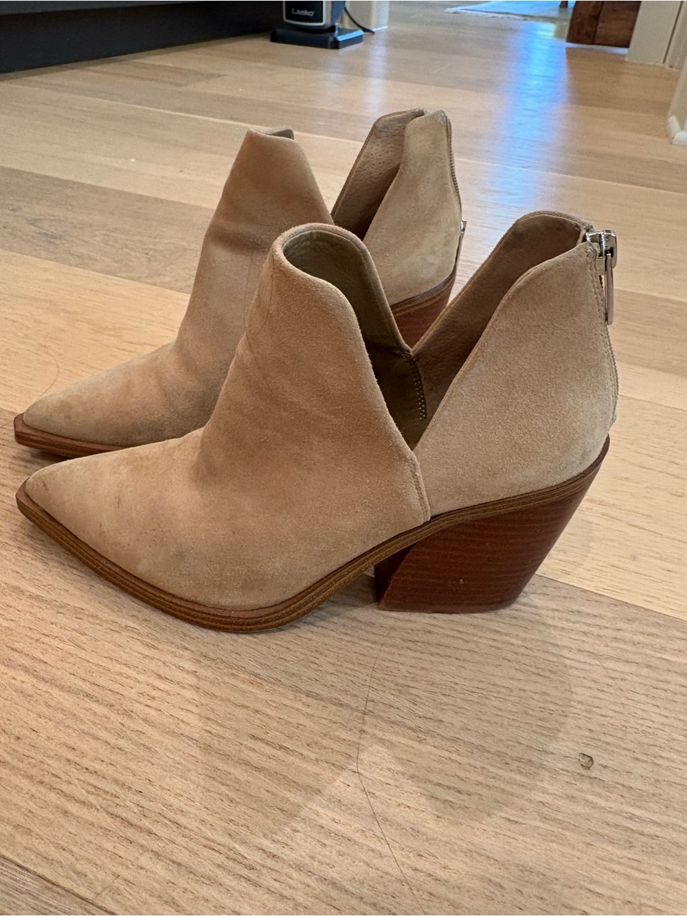 Vince Camuto Ankle Boot in Beige
